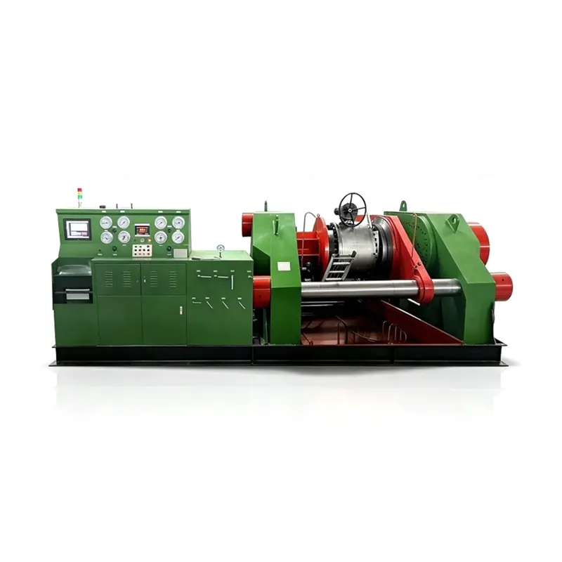 Banc d'essai de vannes de presse hydraulique horizontale