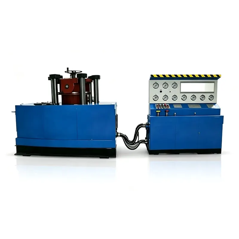 Banc d'essai hydraulique vertical spécial de type fendu DN1600 pour vannes papillon