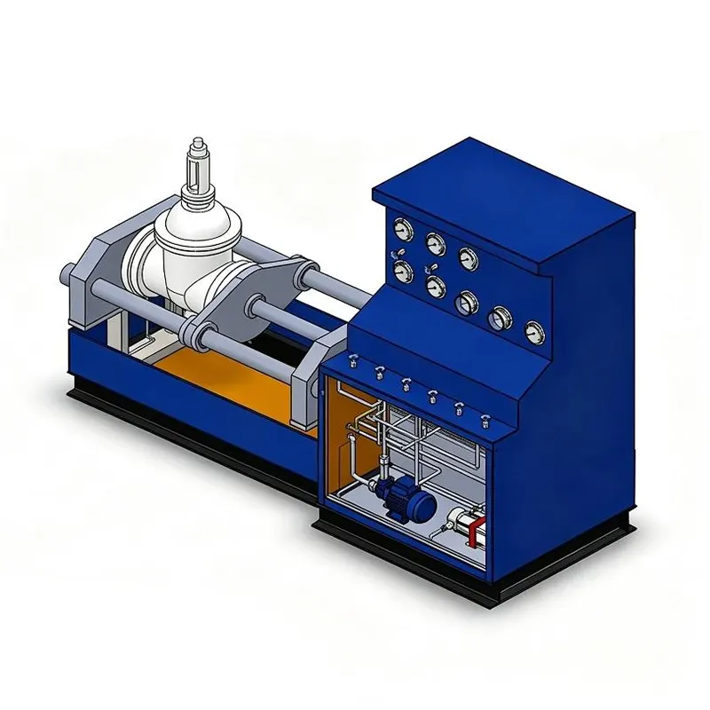 Banc d'essai hydraulique horizontal compact de valve de pression de DN300