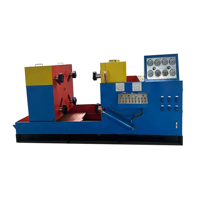 Banc d'essai de valve de serrage de pince à mâchoire hydraulique robuste DN600