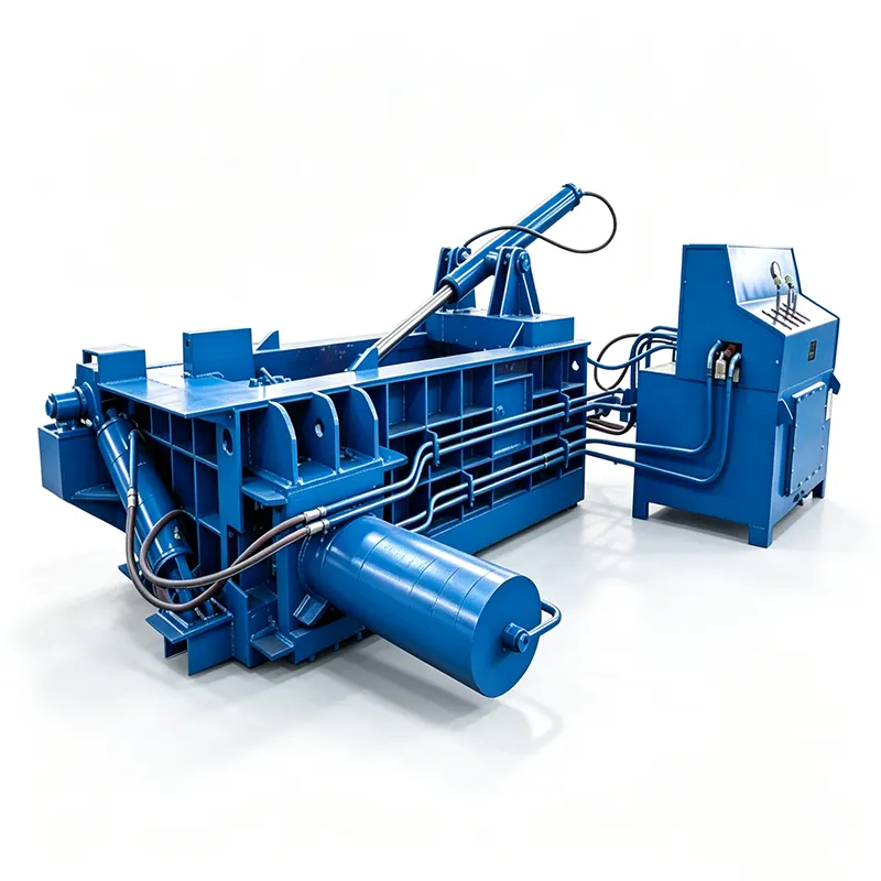 Presse à balles hydraulique horizontale pour ferraille