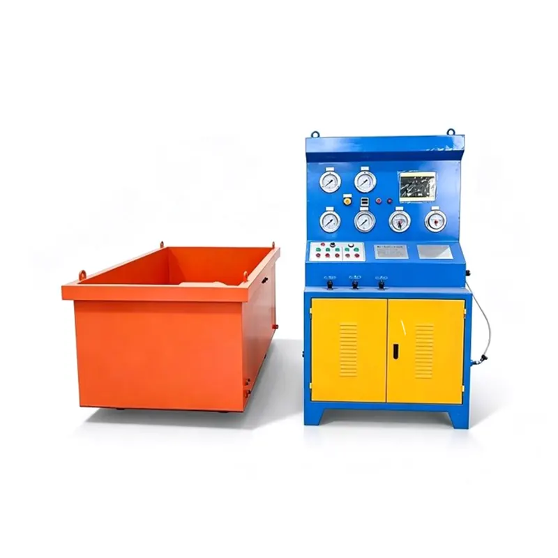 Banc d'essai horizontal de valve de réservoir d'eau divisé DN100